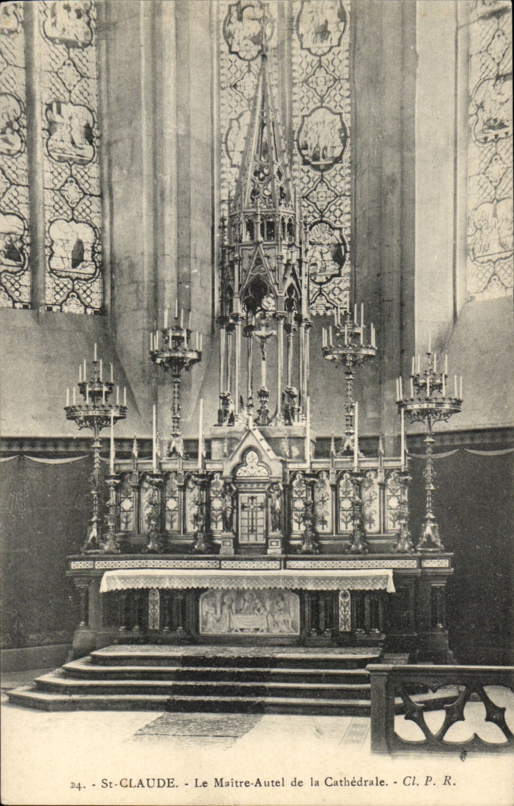 St-CLAUDE - Le Maître-Autel de la Cathédrale - Cl. P. R.
