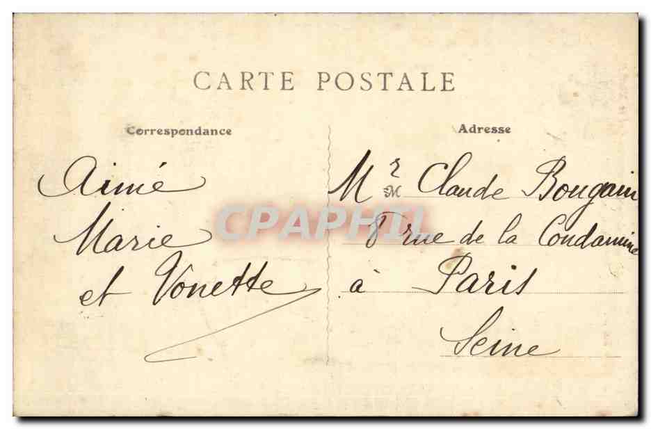 Saint Claude - Vue Generale CPA  — Rückseite