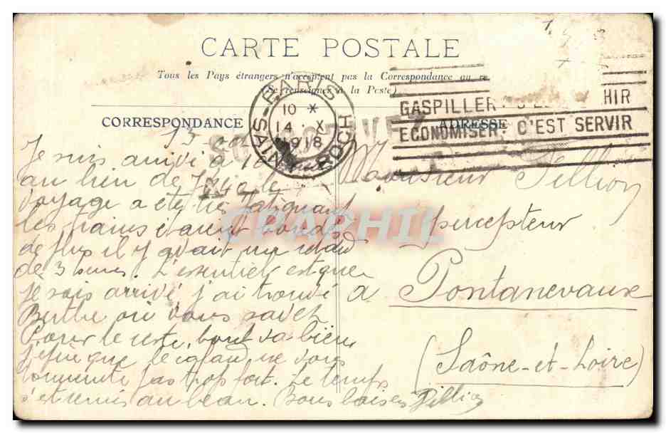 Militaire - Illustration - Les 4 Fils de la Familie Allemands - A nous les Mines 1914 - CPA Militaria — Rückseite