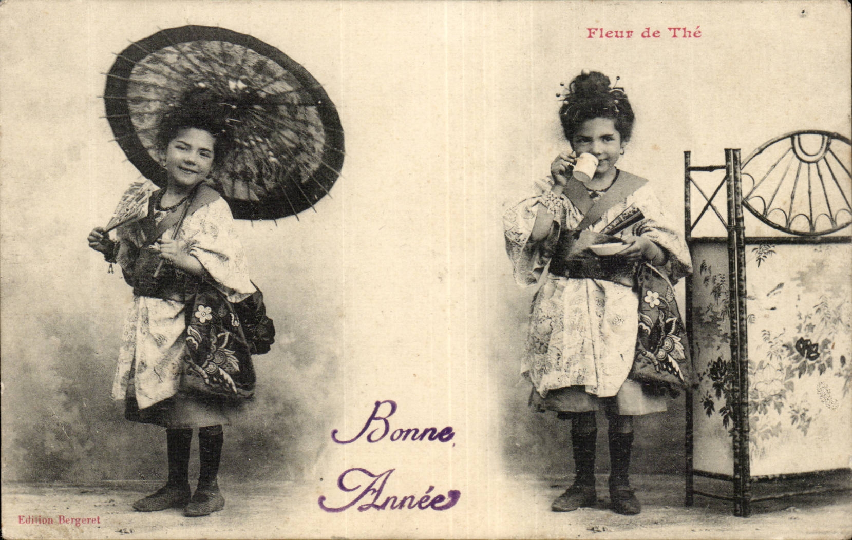 Fleur de Thé — Bonne Année — Edition Bergeret
