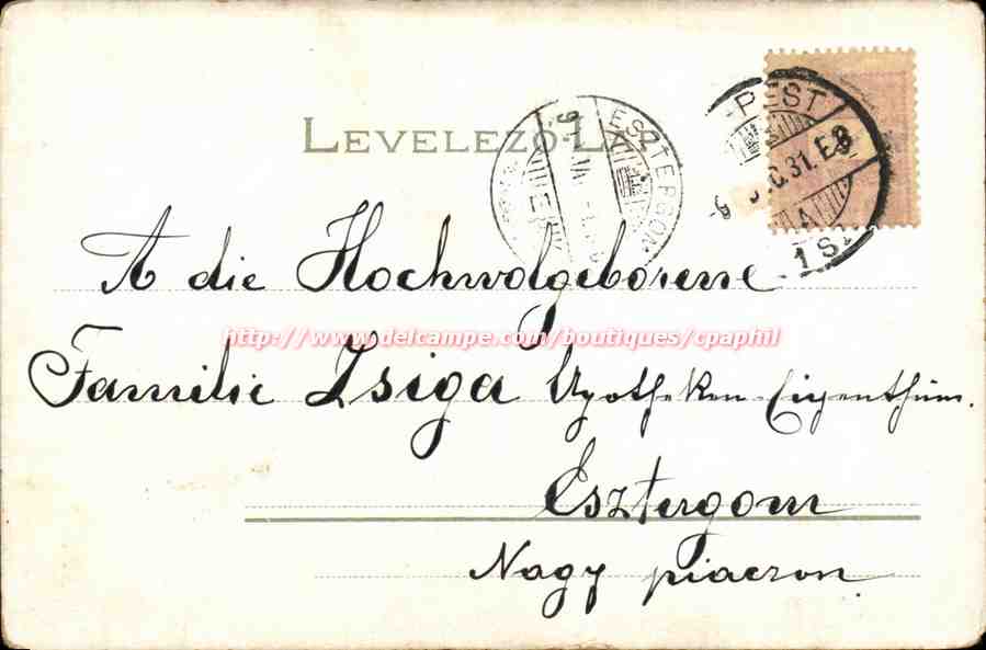 Fleurs - Dainty daisies - flowers (carte hongroise Hungary Hongrie) — Back