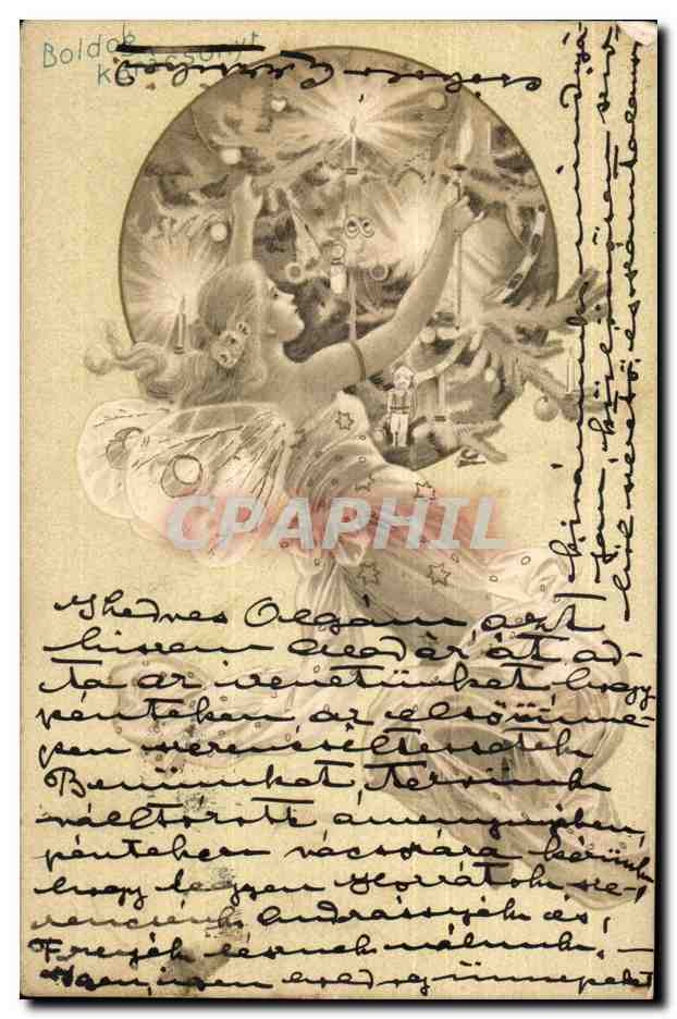 Hada de las estrellas — ilustración Art nouveau — editor W. 1902