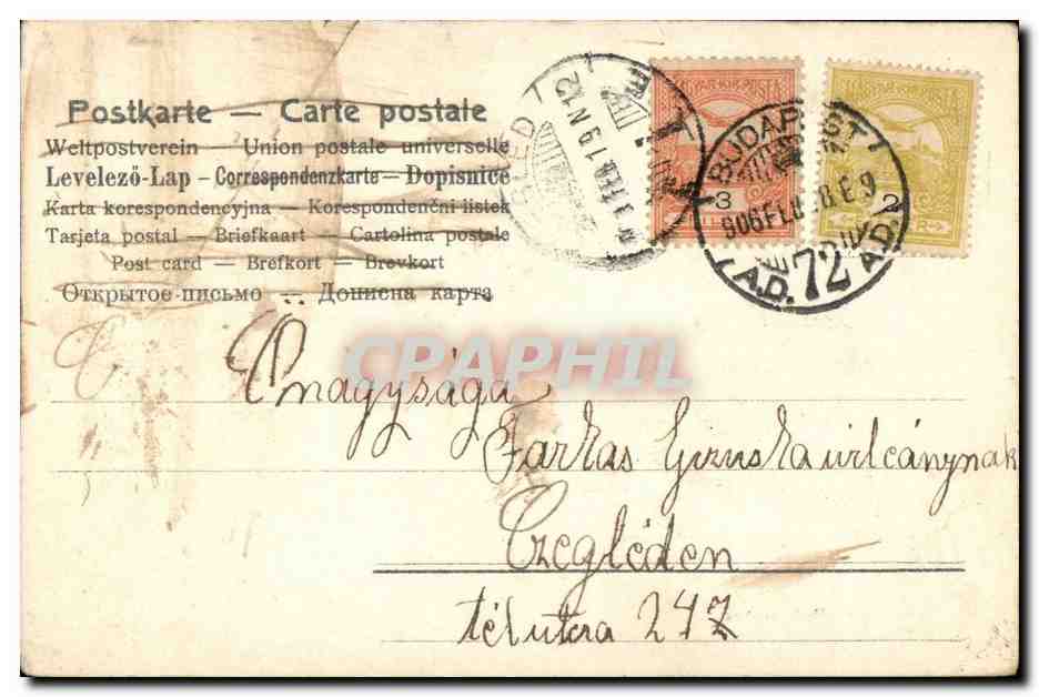 Jeune femme et homme au bord d'un chemin — illustration — éditeur non identifié — Reverso