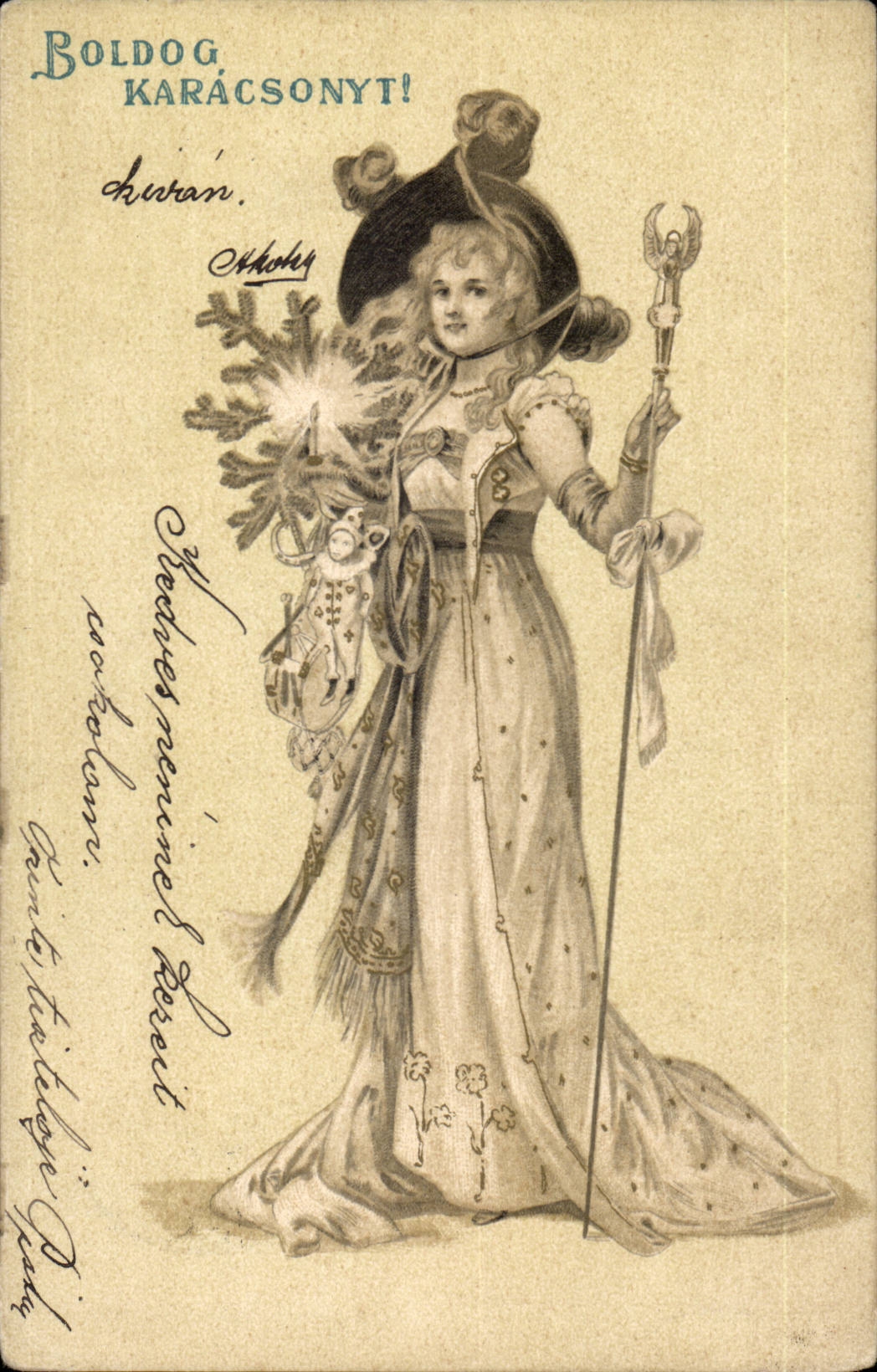 Sorcière de Noël — illustration — éditeur Othoky