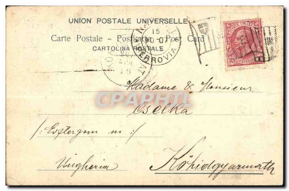 Italia - Itakie - Italy - Napoli - Capri da Massa - CPA  — Verso