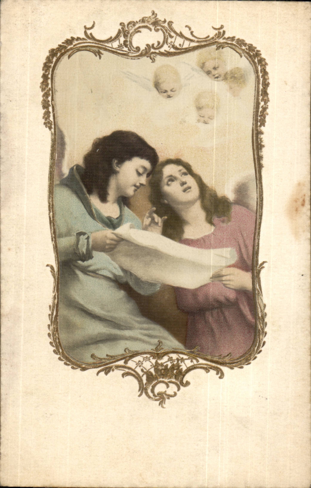 Sainte Marie et sainte Anne — scène religieuse — éditeur non identifié