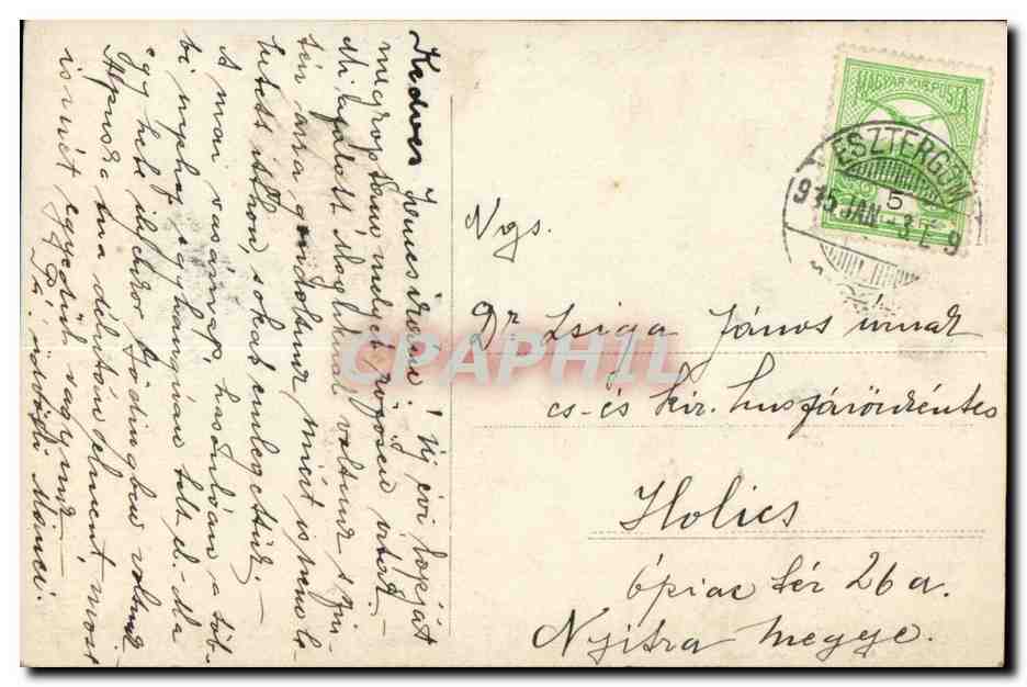 Fantaisie - Couple - Deutscland - Militaria - Lobe den Herrn und seine Macht sieh mich hat ein Engel CPA ( — Rückseite
