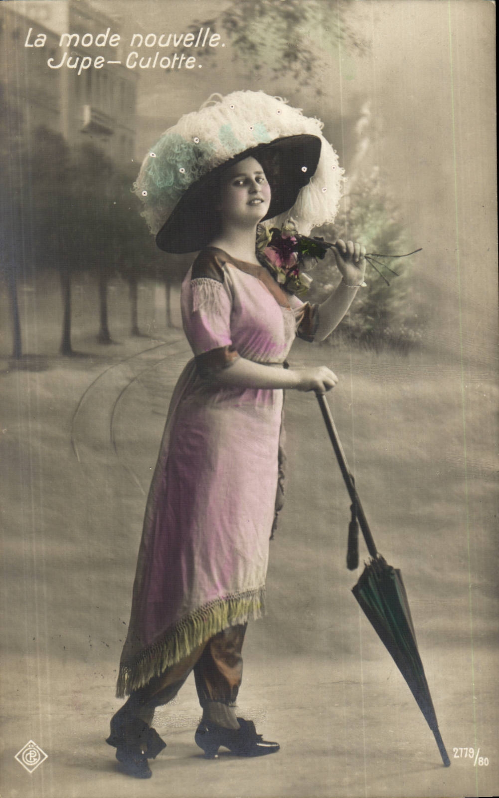 La mode nouvelle. Jupe-Culotte. — Éditeur C. P. — N° 2179/80