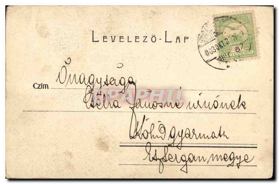 FEDÁK SÁRI. — Portrait de la danseuse — éditeur STREULSKI, n° 609 — Verso
