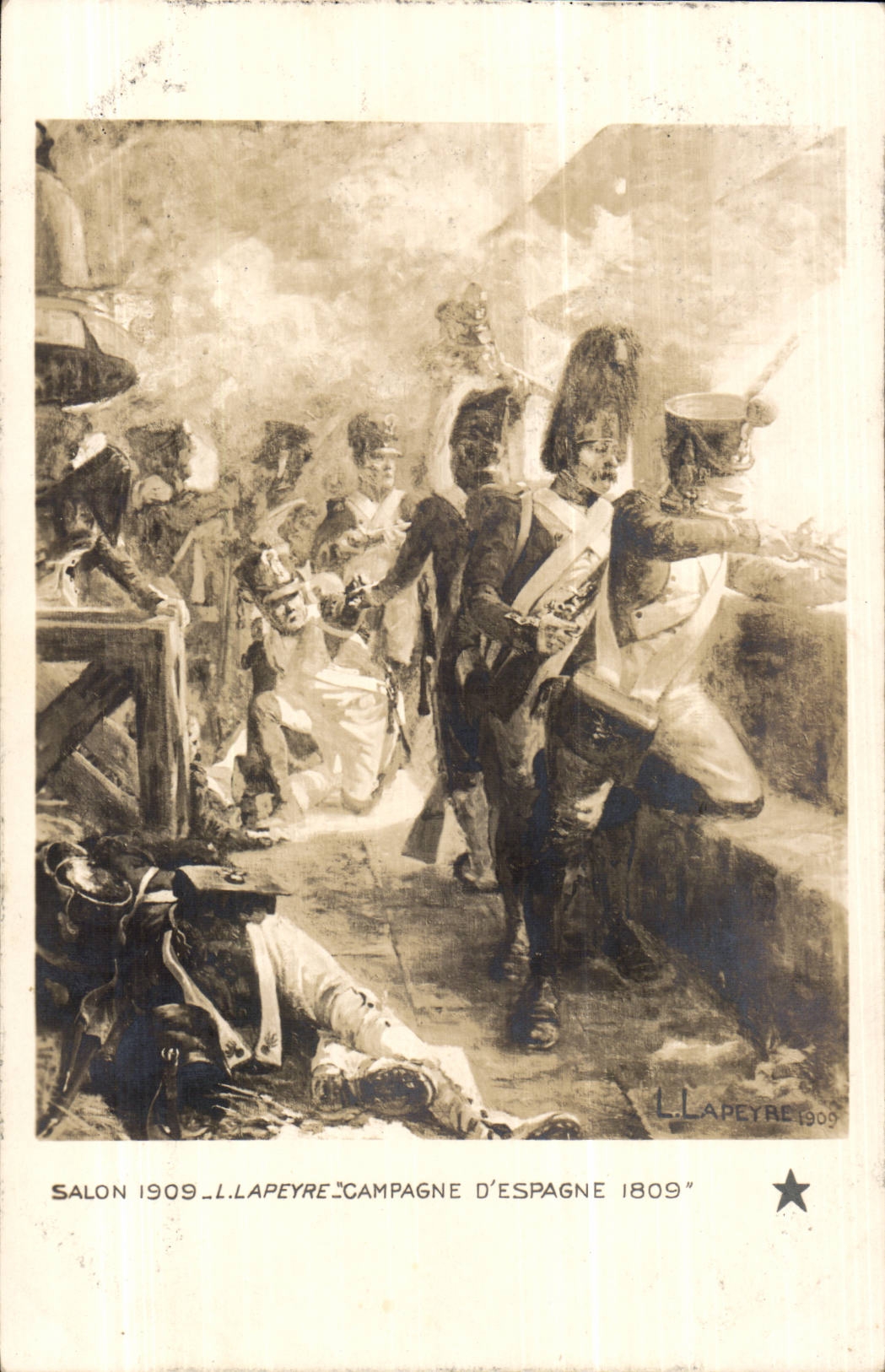 Arts - Tableau - Salon 1909 - Lapeyre Campagne d'Espagne - CPA 