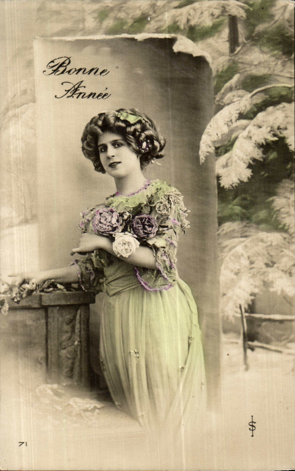 Fetes - Bonne Annee - Femme Fantaisie - CPA 