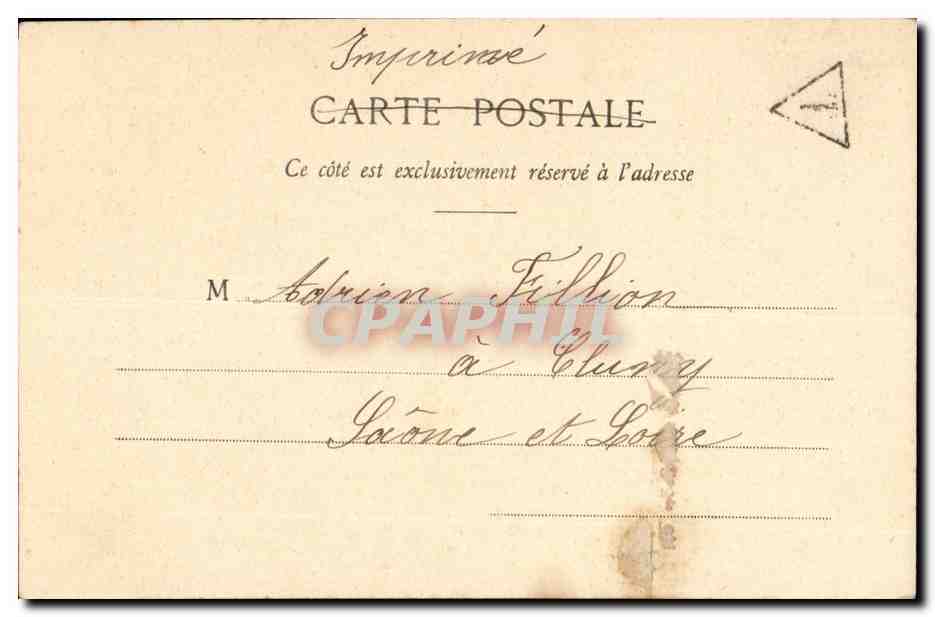 Fantaisie - Enfant - Les Cinq Sens - CPA  — Rückseite