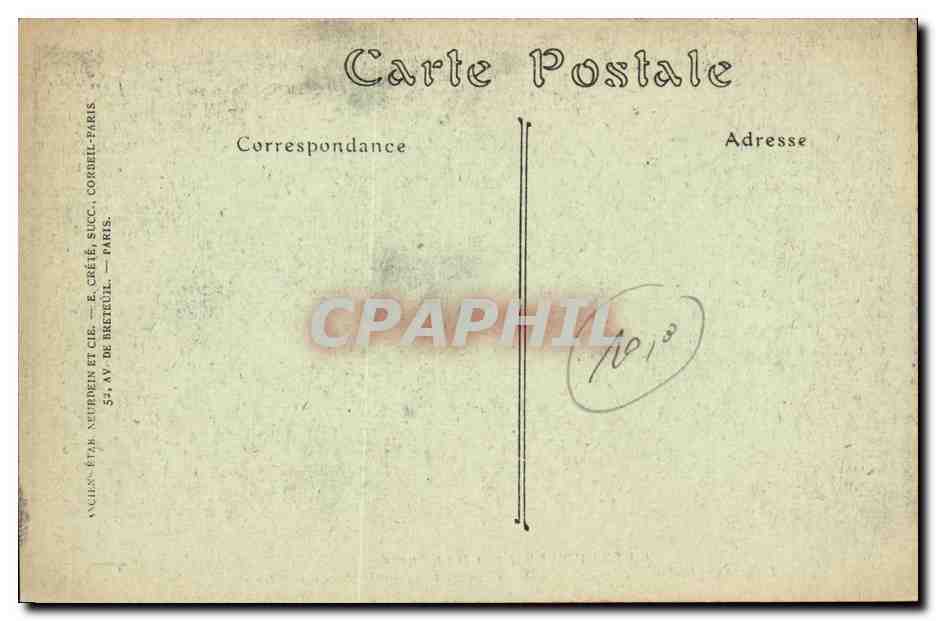 Chartres CPA Cathedrale Pourtour du choeur (16eme) Marei contemple Jesus mort — Verso