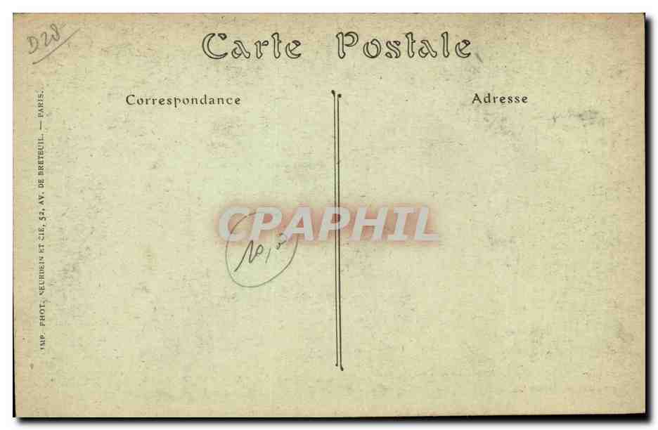 Cathédrale de Chartres — Poutre du Chœur (XVᵉ siècle) — ND. Phot. — Verso
