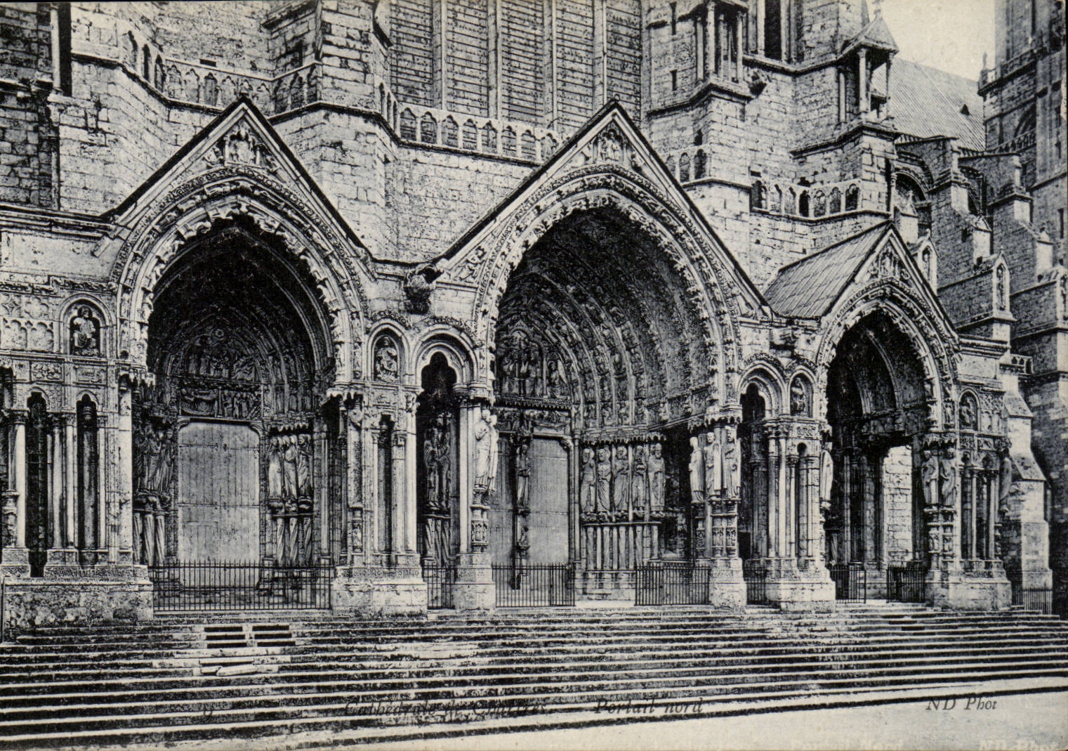 Cathédrale de Sens — Portail nord — ND Phot