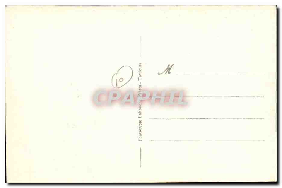 Toulouse CPA Basilique Saint Sernin (11 et 12eme) — Verso