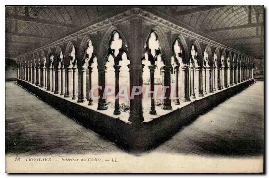 Tréguier — Intérieur du Cloître — LL. n°18