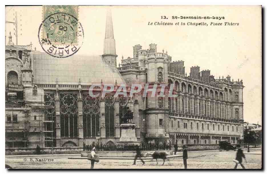 Saint Germain en Laye - Le Chateau et la Chapelle CPA - 