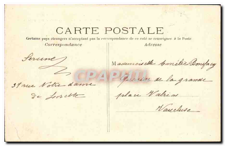 Saint Germain en Laye - Le Chateau et la Chapelle CPA -  — Verso