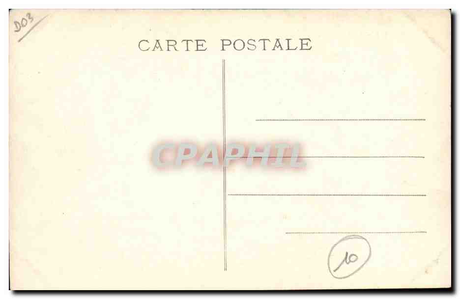 Moulins - L'Abside de la Cathedrale CPA -  — Verso
