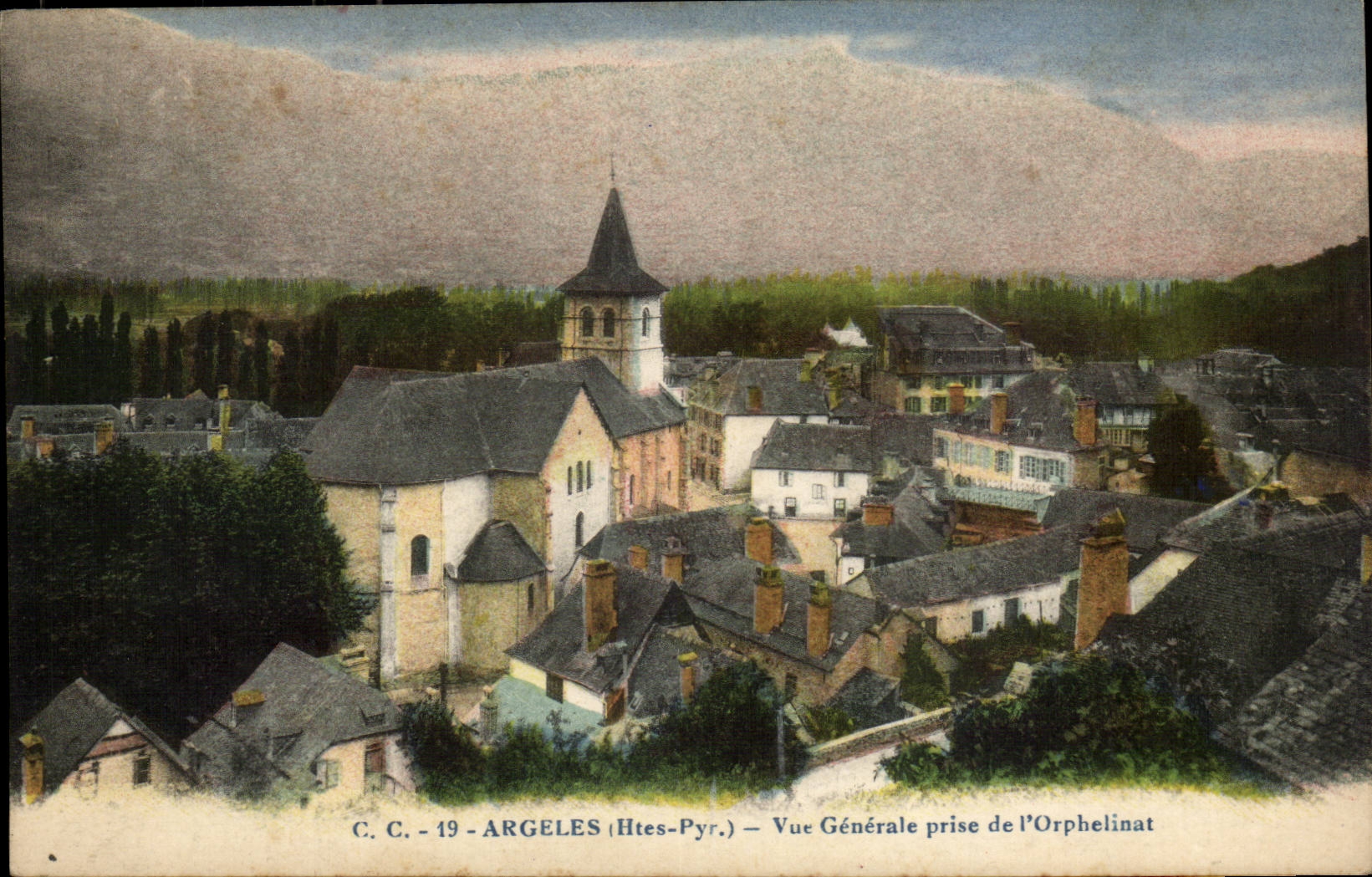 Argeles - Vue Generale prise de l'Orphelinat CPA - 