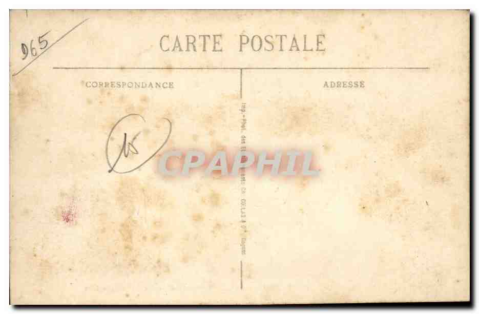 Argeles - Vue Generale prise de l'Orphelinat CPA -  — Verso