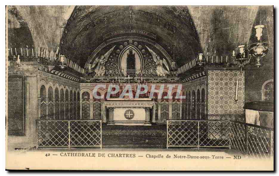 Cathédrale de Chartres — Chapelle de Notre-Dame-sous-Terre — ND