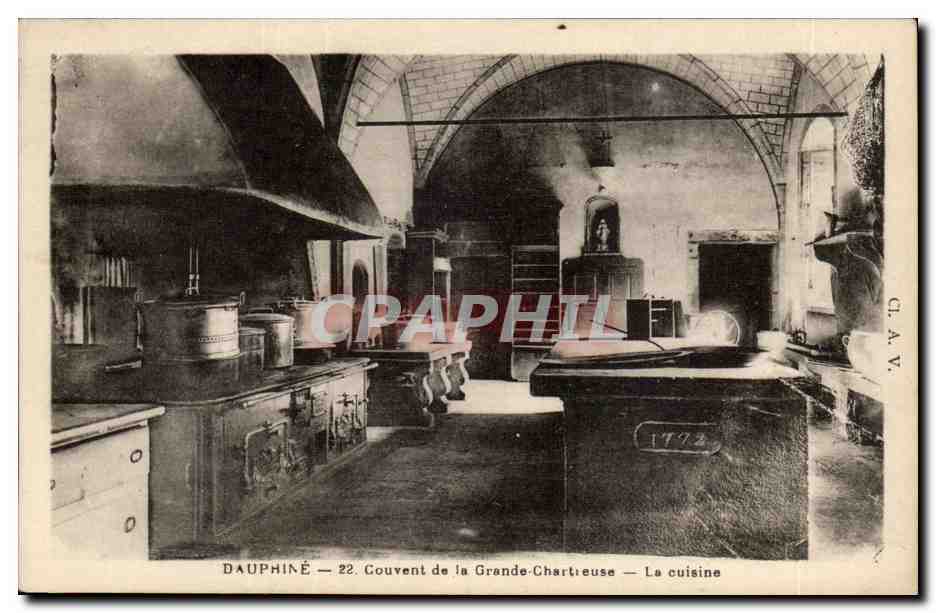 Dauphine CPA Couvent de la grande chartreuse La cuisine