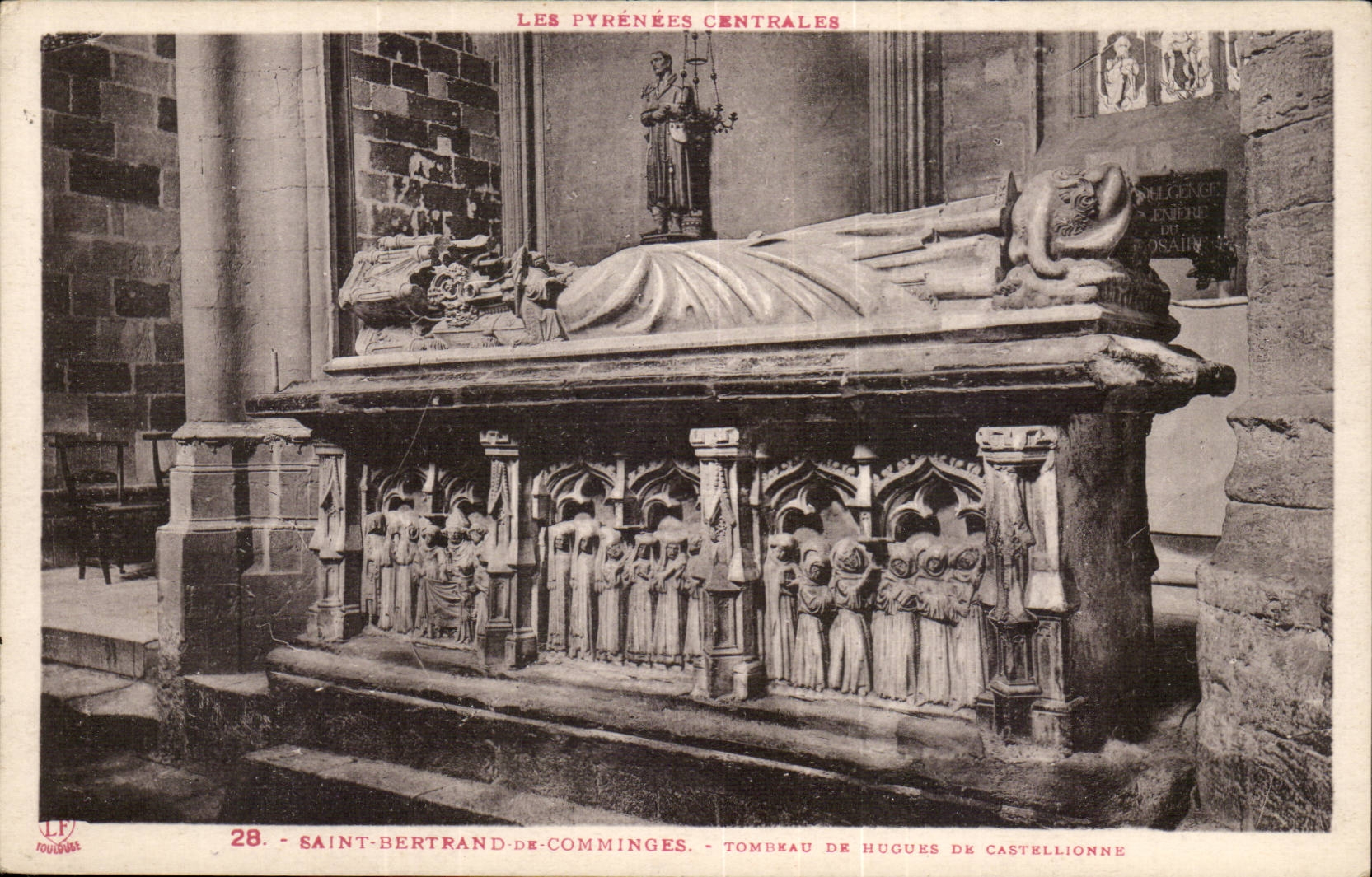 Saint Bertrand de Comminges CPA Tombeau de Hugues de CAstellionne