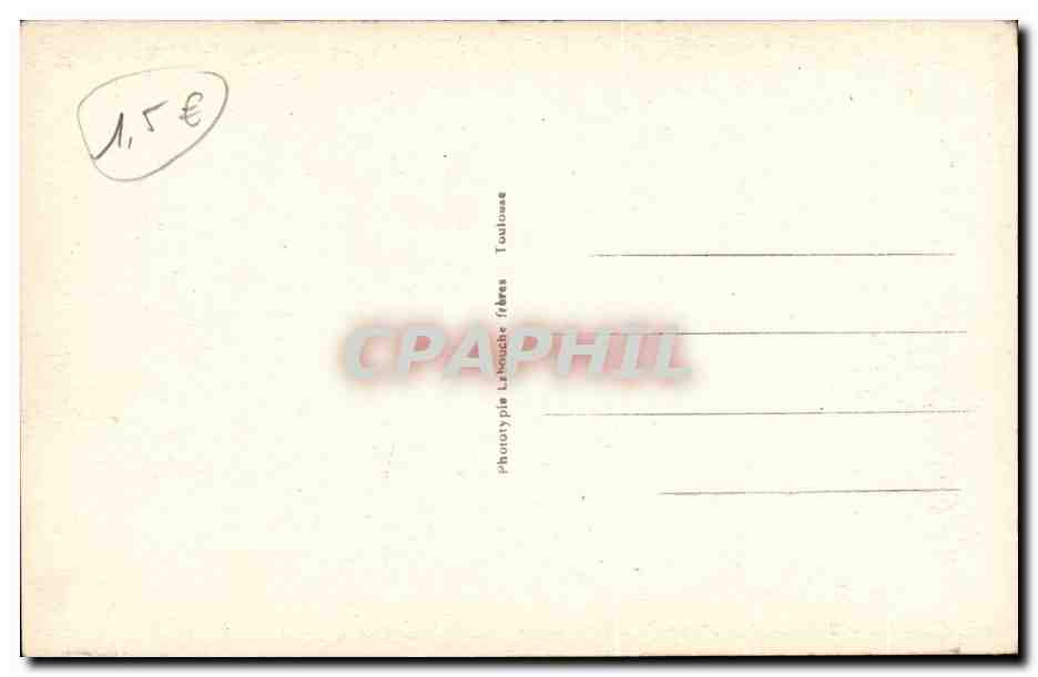 Saint Bertrand de Comminges CPA Tombeau de Hugues de CAstellionne — Verso