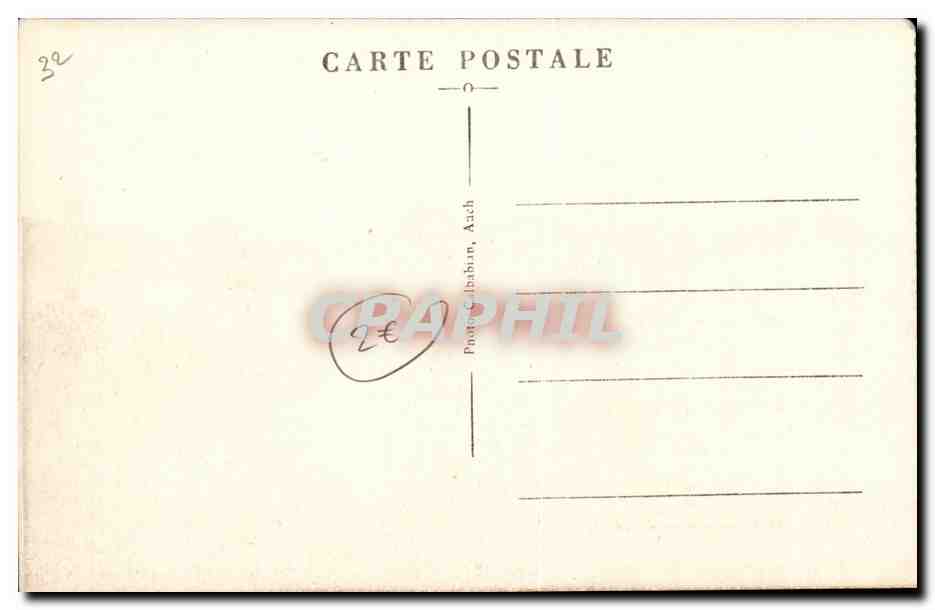 Valence sur Baise CPA Abbaye de Flaran L abside (cote levant) — Rückseite