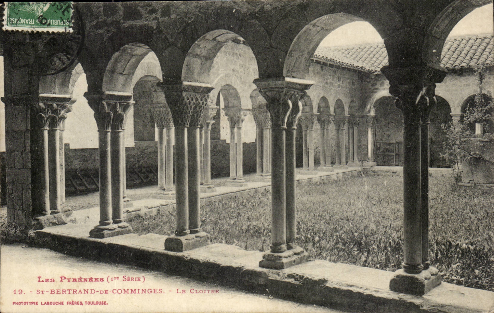 St-Bertrand-de-Comminges — Le Cloître — Phototypie Labouche Frères, Toulouse (1re Série)