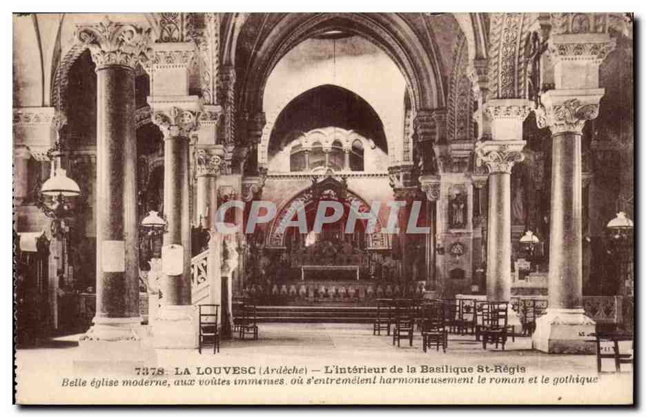La Louvesc (Ardèche) — L'intérieur de la Basilique St-Régis