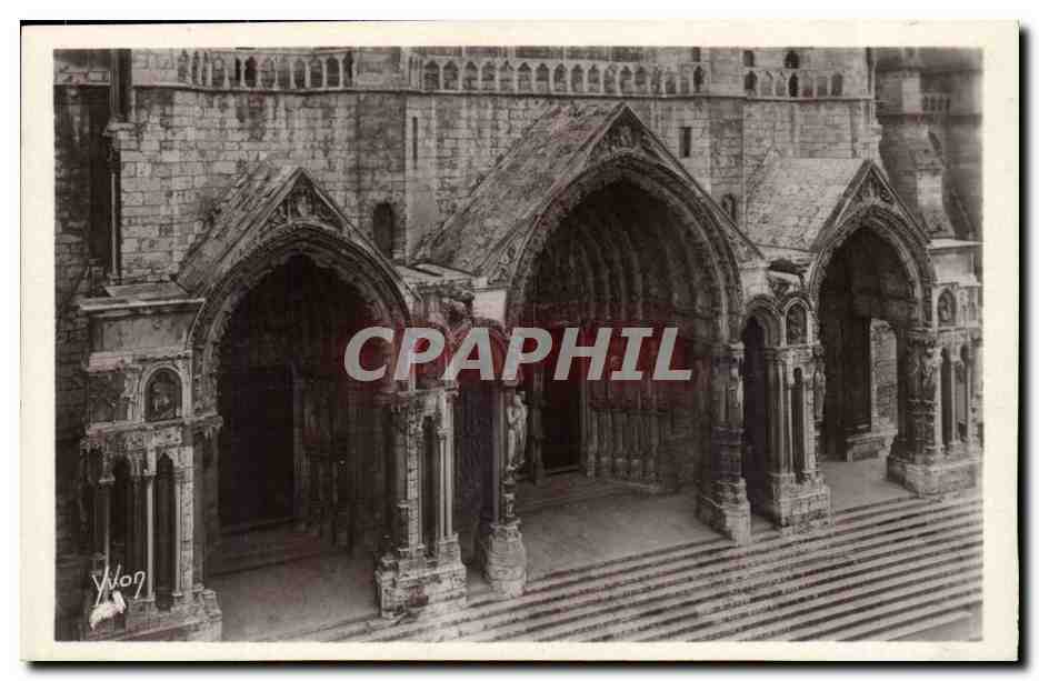 CPA Chartres Le portail nord
