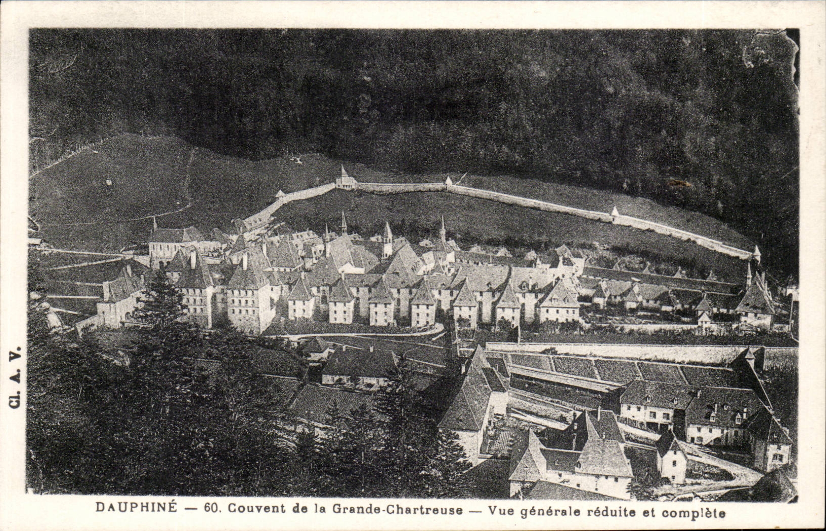 CPA Couvent de la grande Chartreuse Vue generale reduite et complete