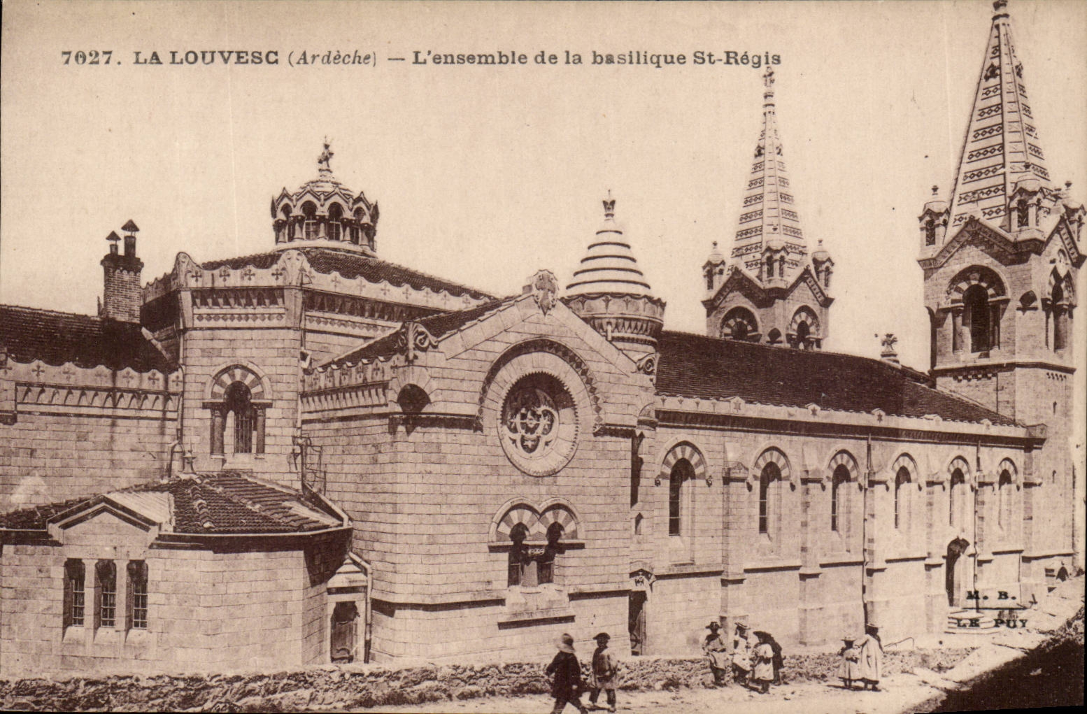 La Louvesc CPA L'ensemble de la basilique St Regis