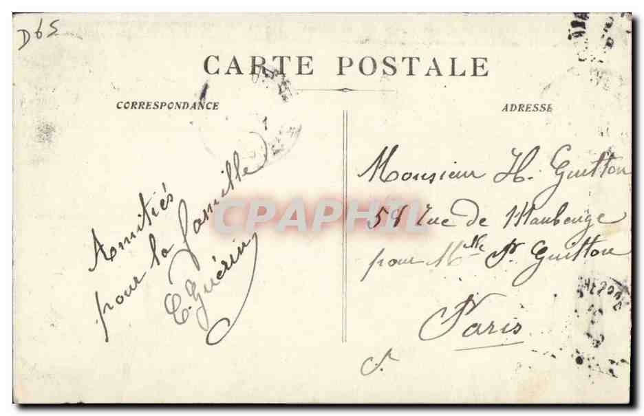 CPA Grotte d Lourdes Eglise Ste MArie Amdeleine (les Chartreux) — Verso