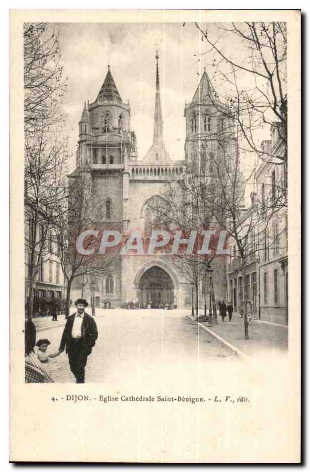 Dijon CPA Eglise Cathedrale Saint Benigne