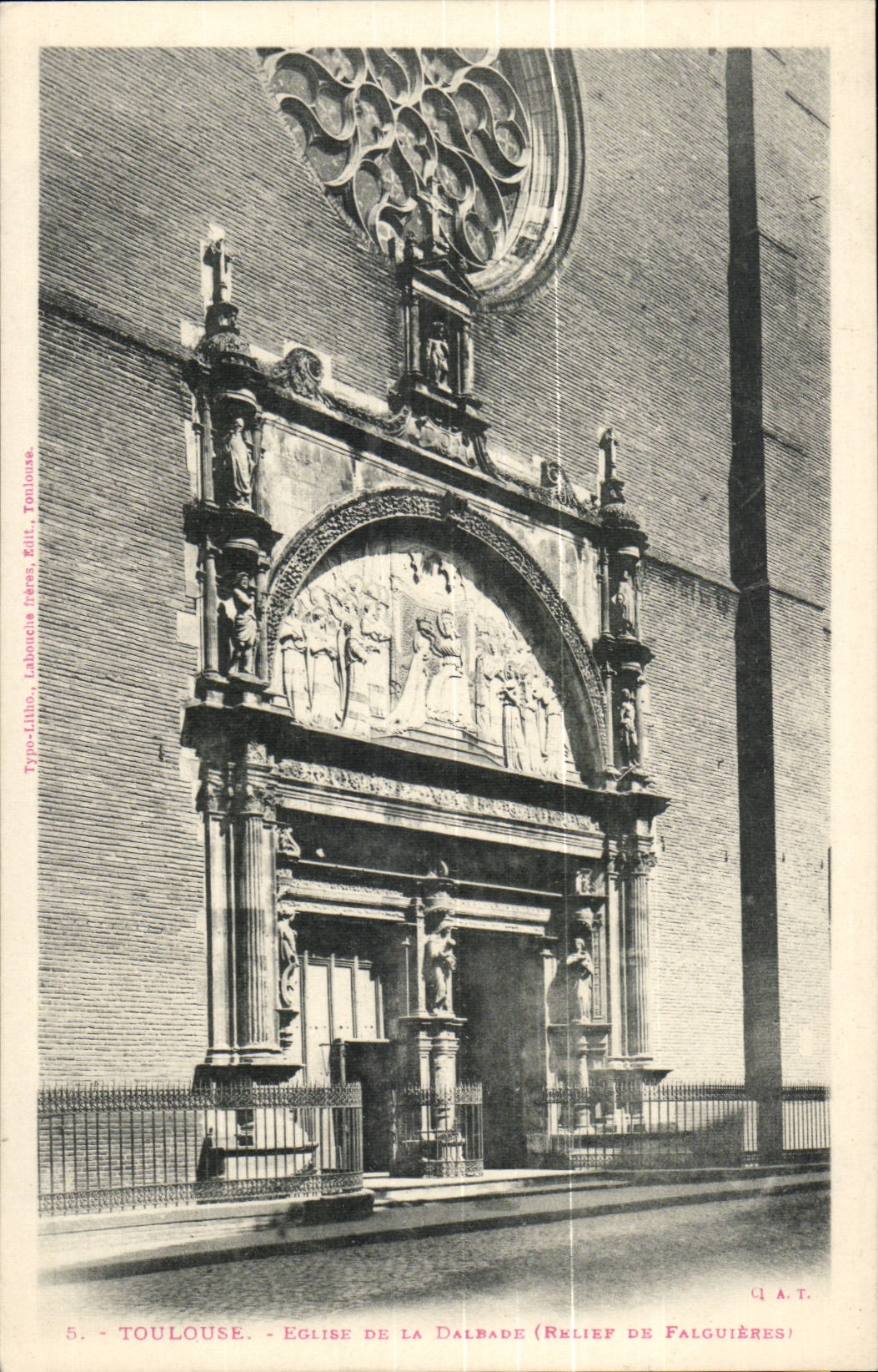 Toulouse CPA Eglise de la Dalbade (relied de Falguieres)