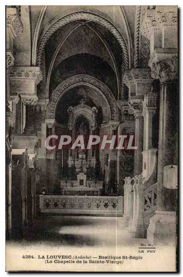 La Louvesc (Ardèche) — Basilique Saint-Régis (La Chapelle de la Sainte-Vierge) — M. B. Le Puy