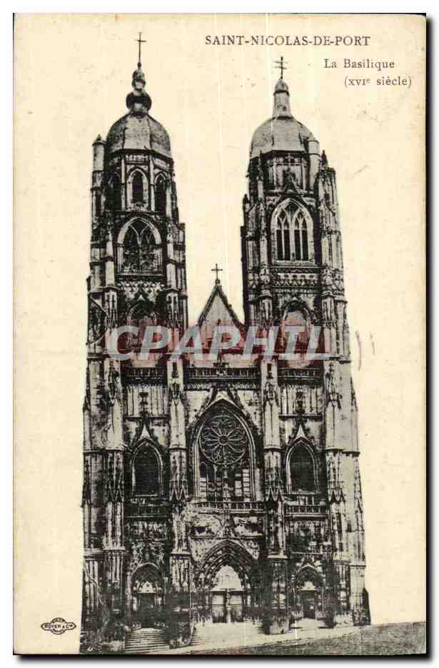 Saint-Nicolas-de-Port — Ansicht der Basilique (13. Jahrhundert) — Verlag Léon Lévy & Cie