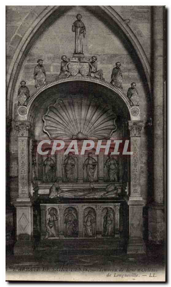 CPA Abbaye de Saint Denis Tombeau de Rene d'Orleans de Longueville