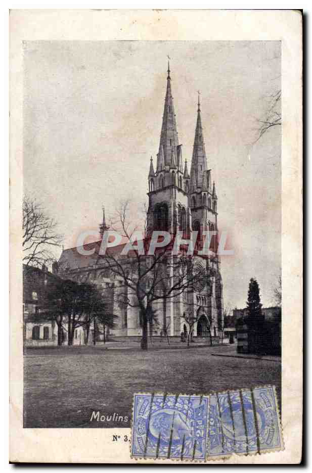 Moulins CPA CAthedrale