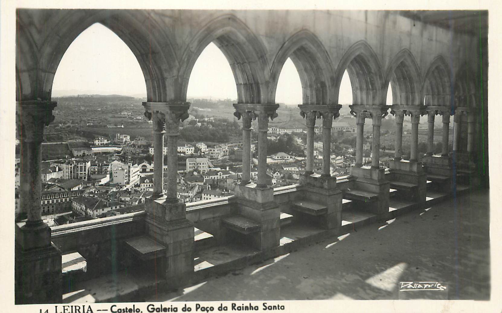 CPM Leiria Castelo Galeria do Paco da Rainha Santa 