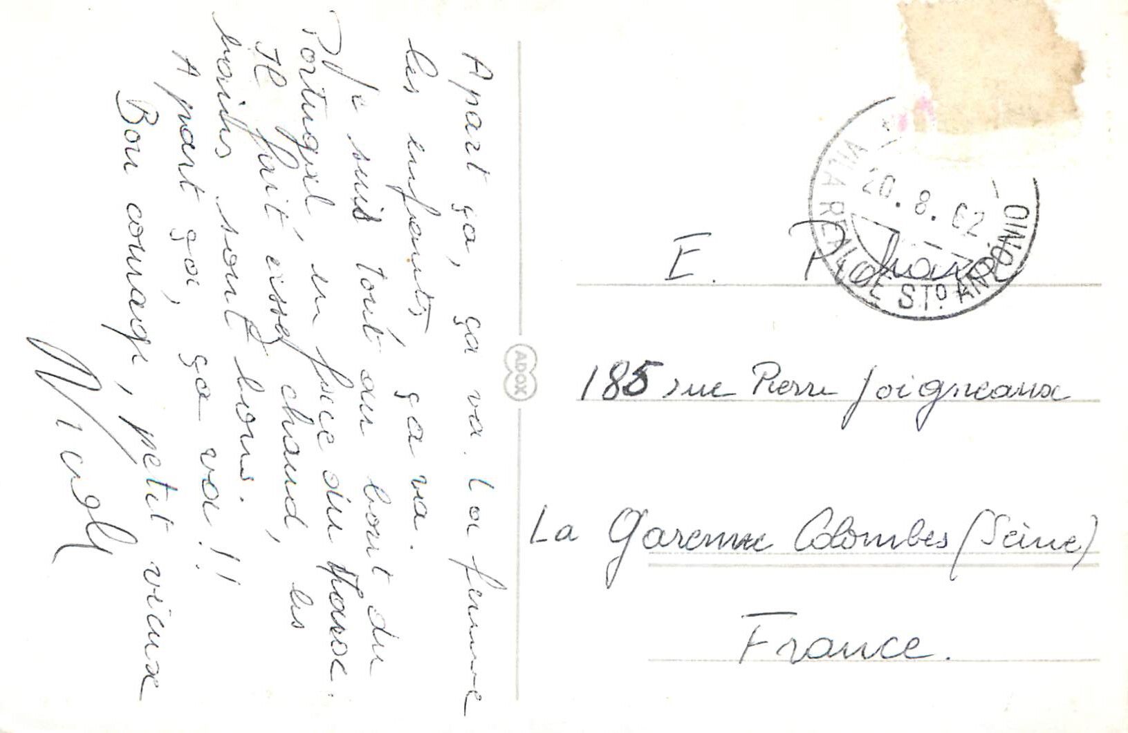 CPM Portugal Amendoeiras floridas do Algarve Attelage Folklore — Back