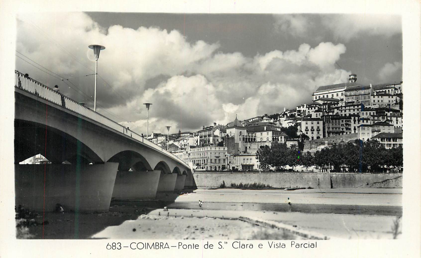 CPM Coimbra Ponte de S Clara e Vista Parcial 