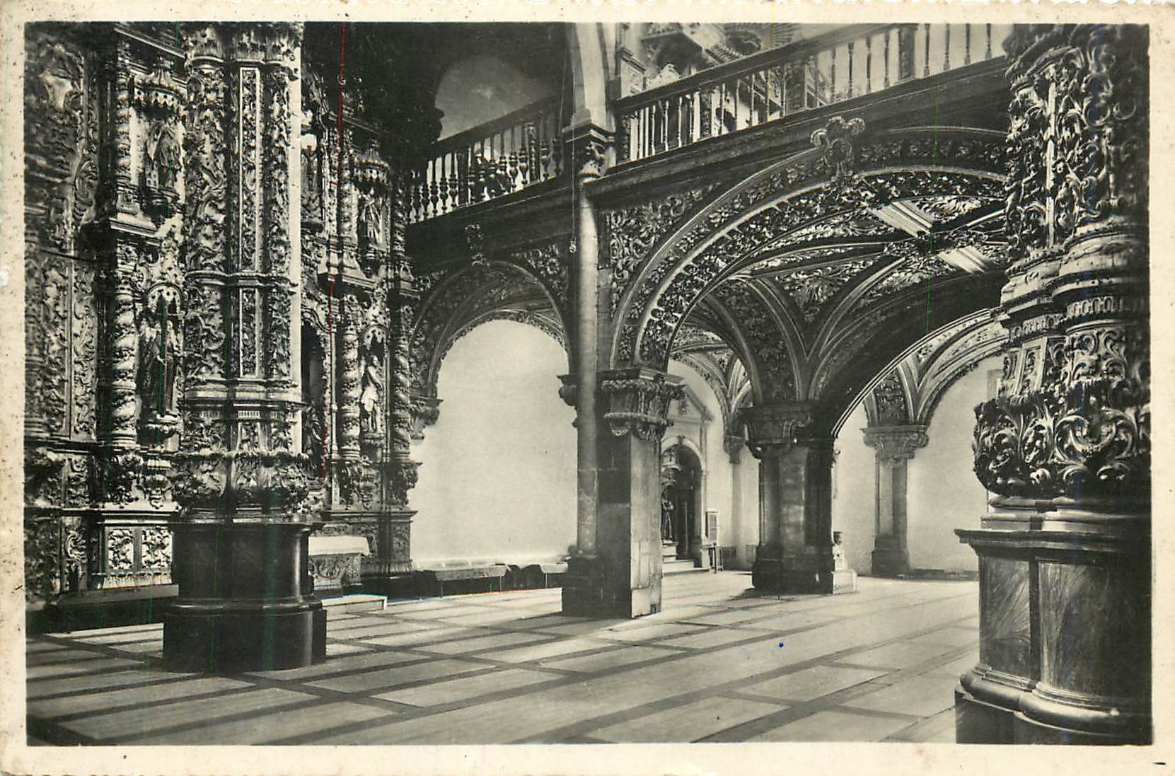 CPM Porto Eglise Saint Francois Interieur Monument National 