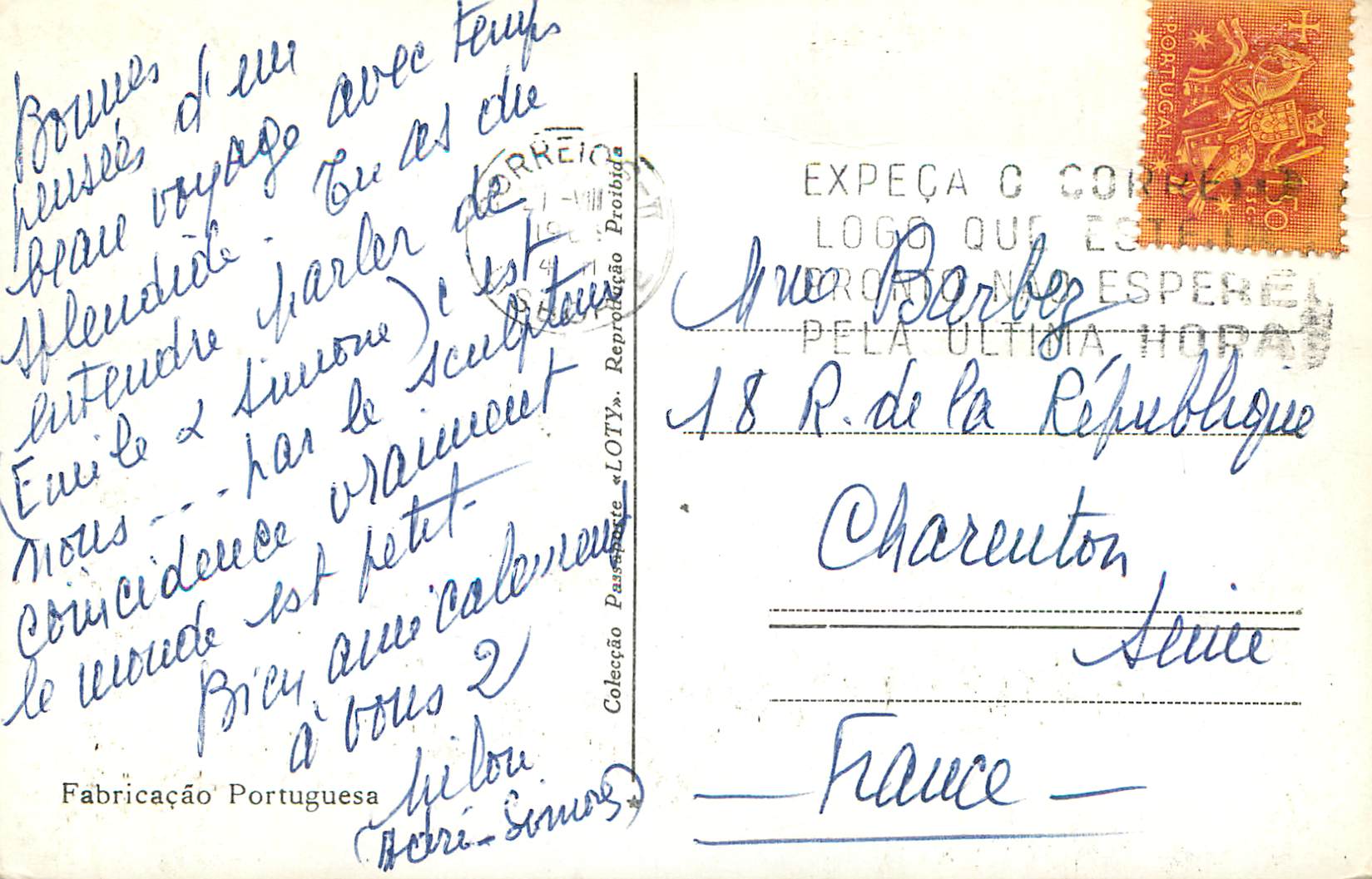 CPM Sintra Palacio Nacional da Pena Fachada principal  — Rückseite