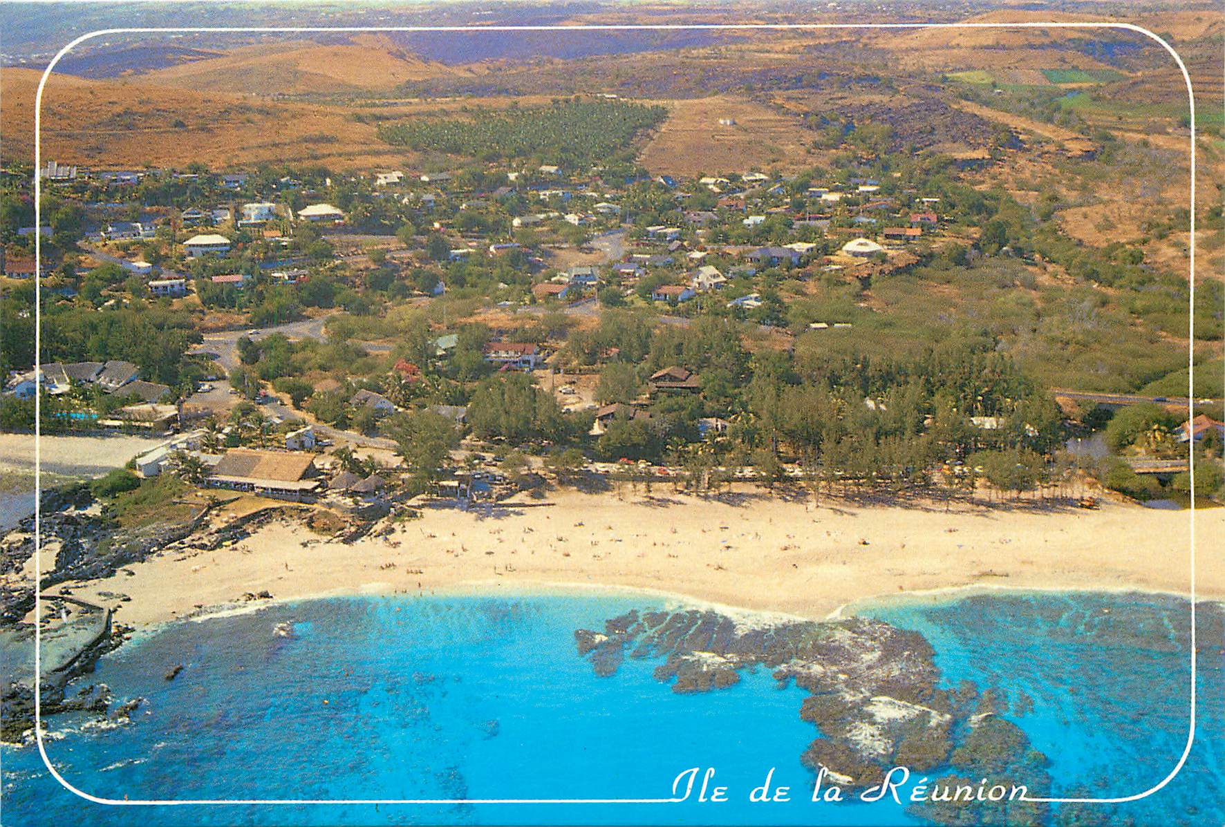 CPM Ile de la Reunion Vue aerienne de Saing Gilles les Bains 