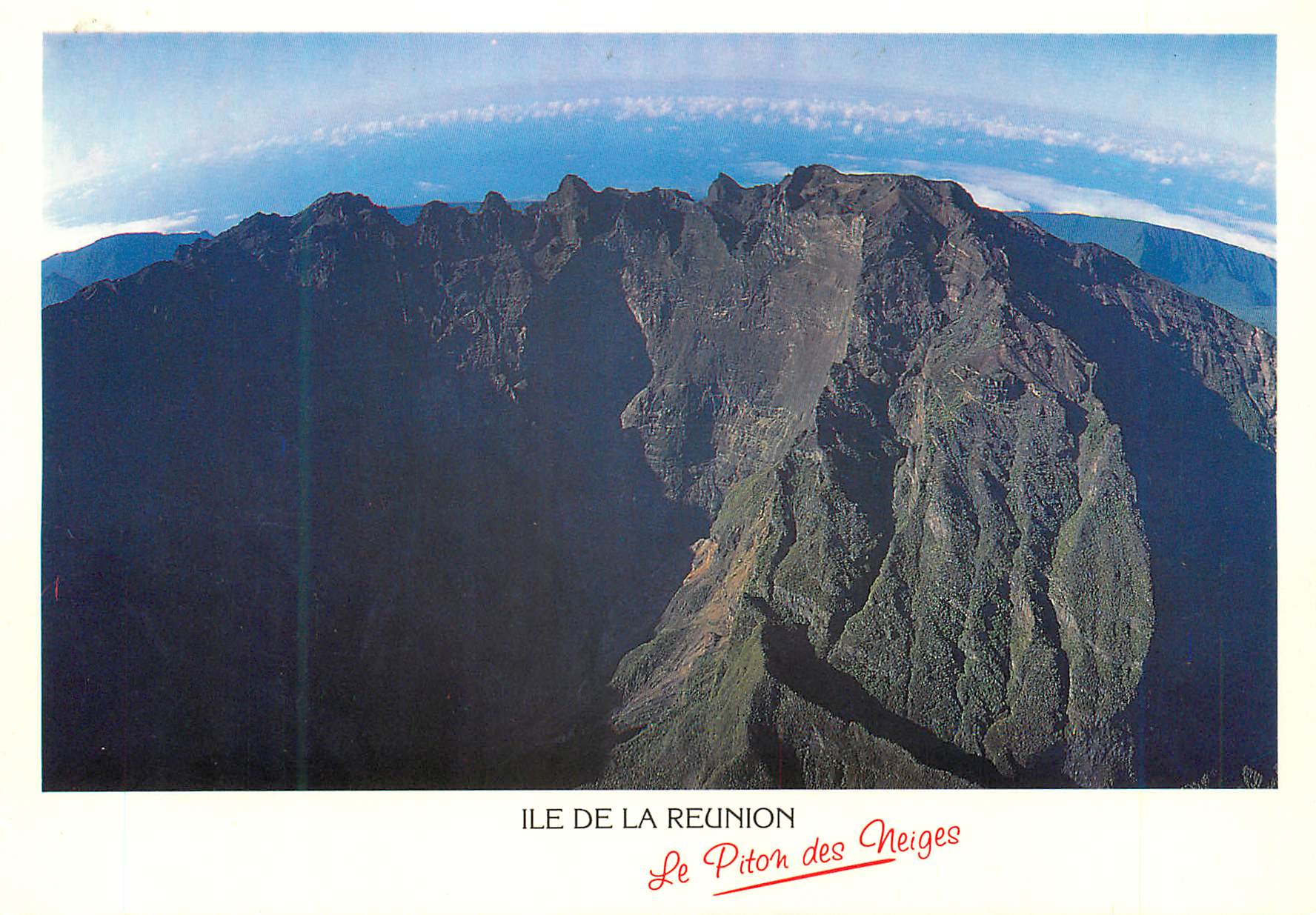 CPM Ile de la Reunion Piton des Neiges le toit de la Reunion 